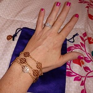 Tory Burch NWOT Gold Plated Bracelet